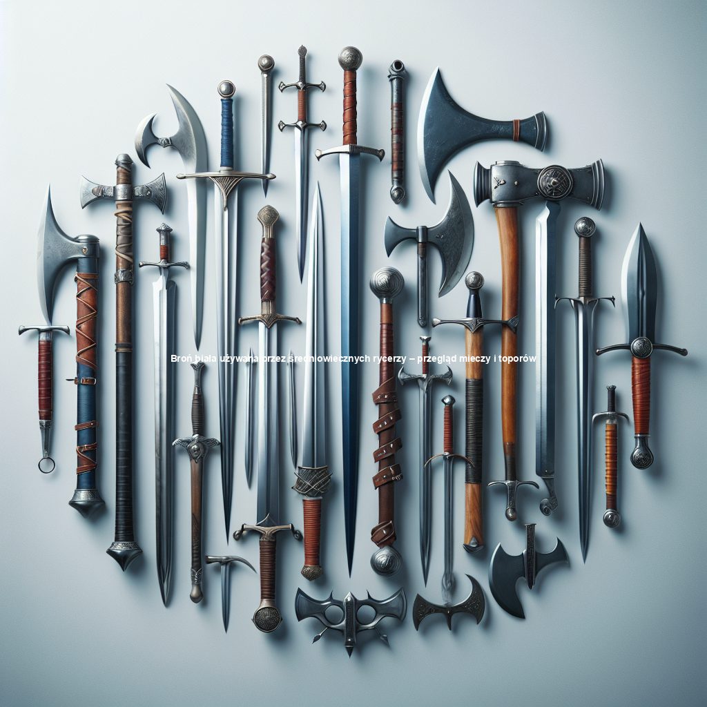 Broń biała używana przez średniowiecznych rycerzy – przegląd mieczy i toporów