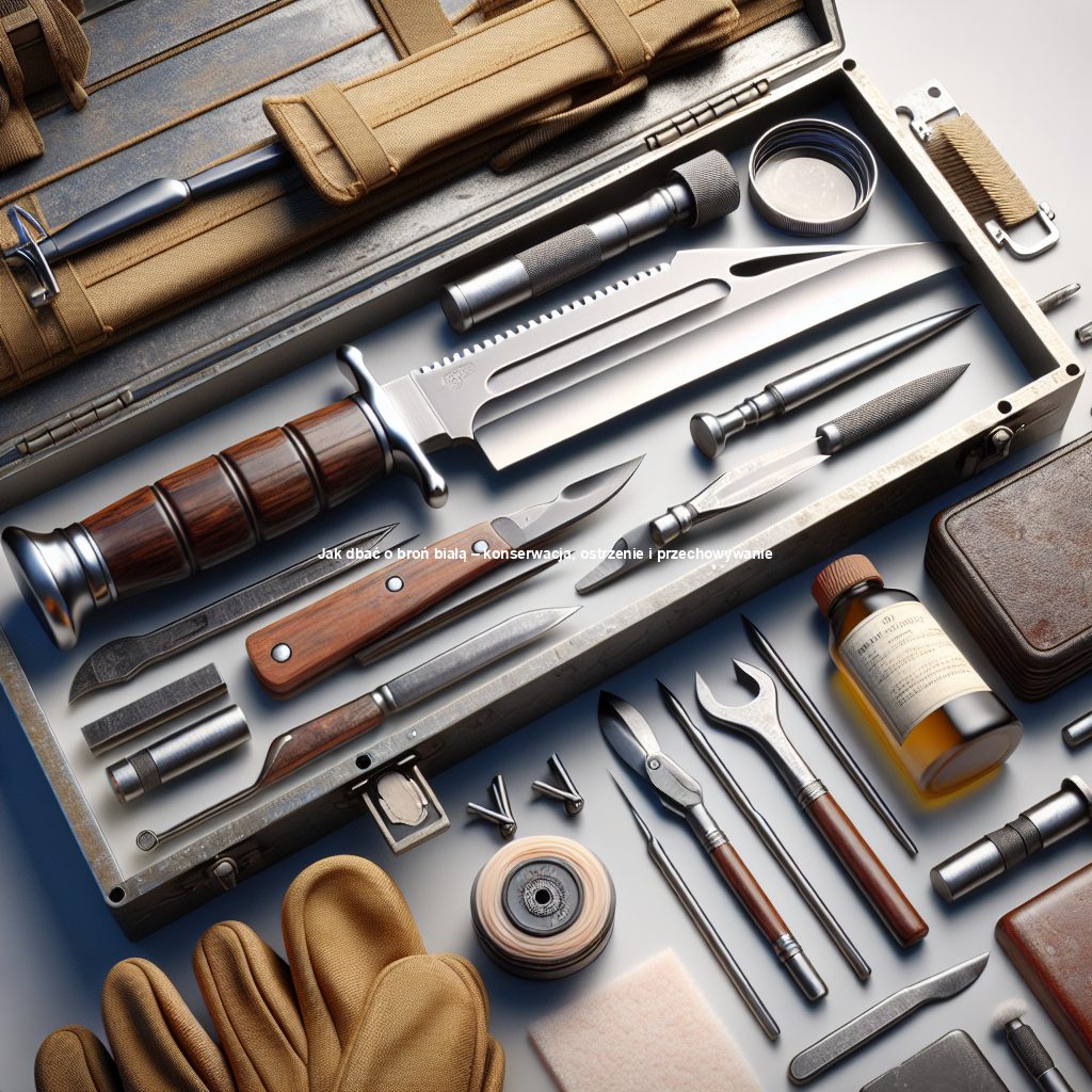 Jak dbać o broń białą – konserwacja, ostrzenie i przechowywanie